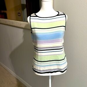 Carolyn Taylor for by Design: Excellent condition Women Stretch Cotton Top, Sz S